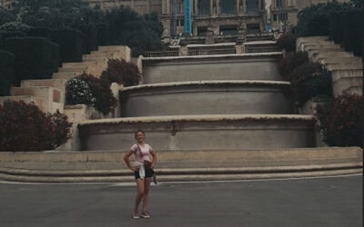 Dansende ster skitter in Spanje, Barcelona!